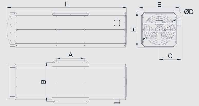 Çatı Tipi Aksiyel Fanlar
