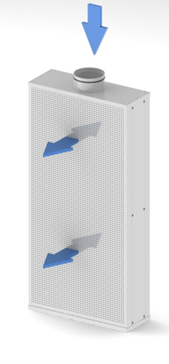 Duvar Tipi Deplasmanlı Difüzör