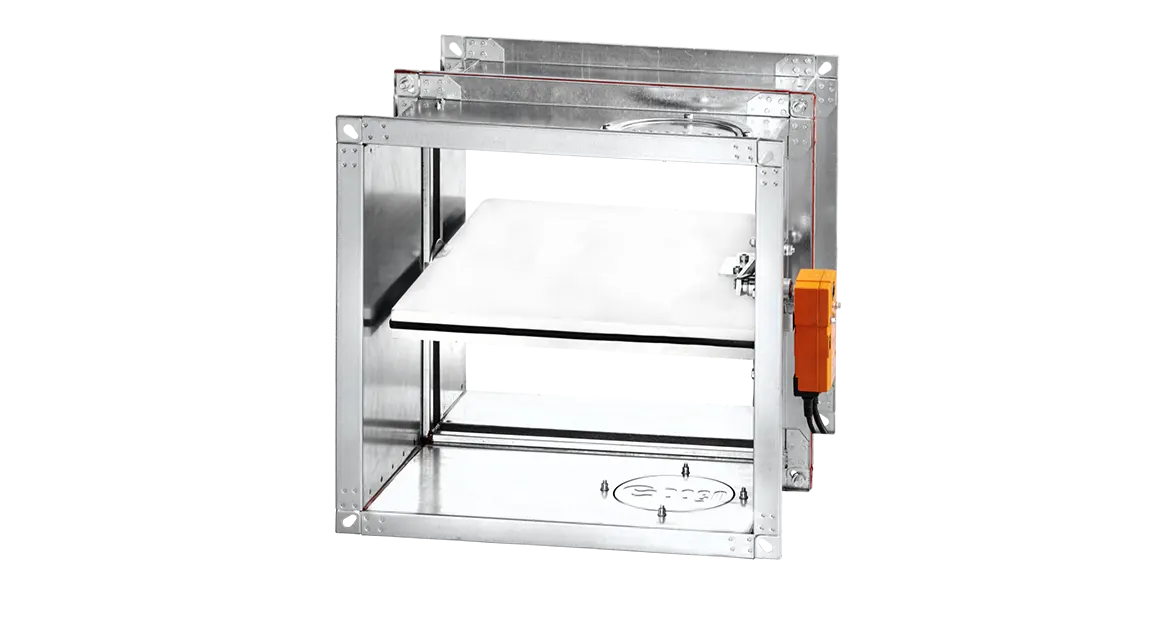 Prizmatik Yangın Damperi (EN 1366-2)