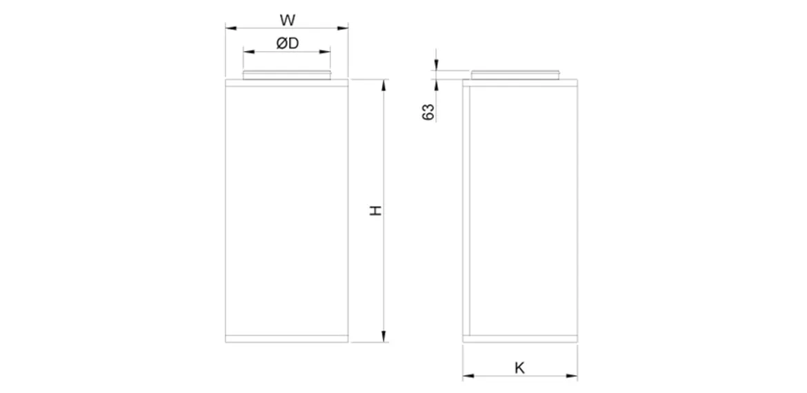 Yarı Dairesel Deplasmanlı Difüzör Detay