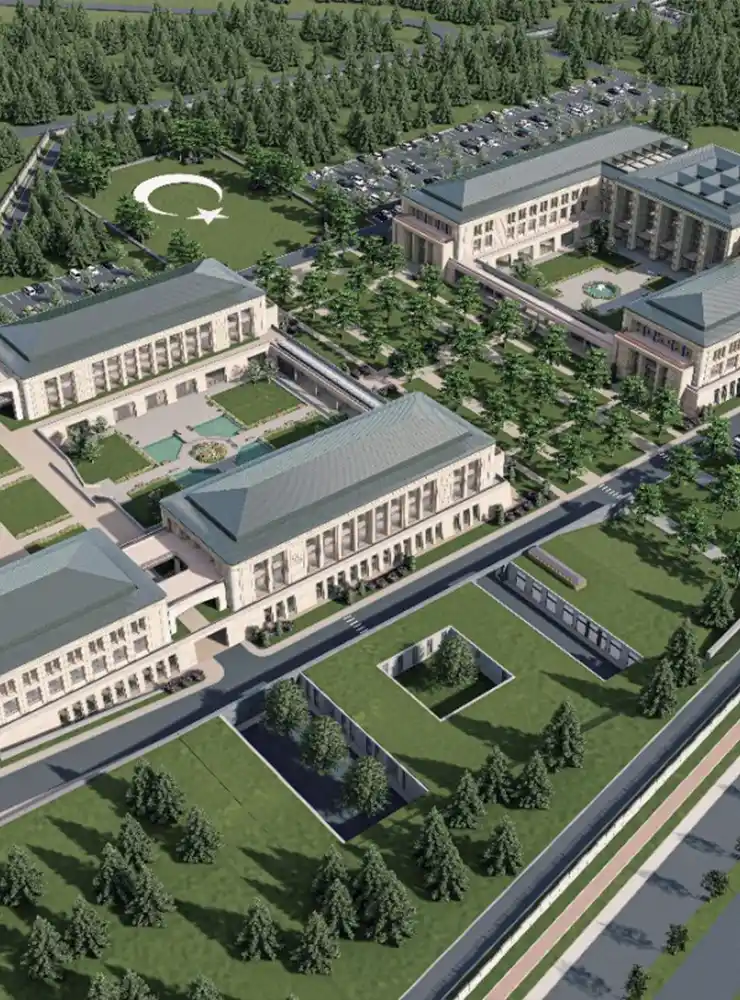 KKTC Cumhurbaşkanlığı ve Cumhuriyet Meclisi ile Millet Bahçesi ve Millet Camii Külliyesi